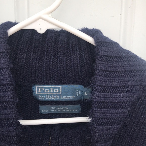 Navy blue Polo by Ralph Lauren sweater - Picture 2 of 3